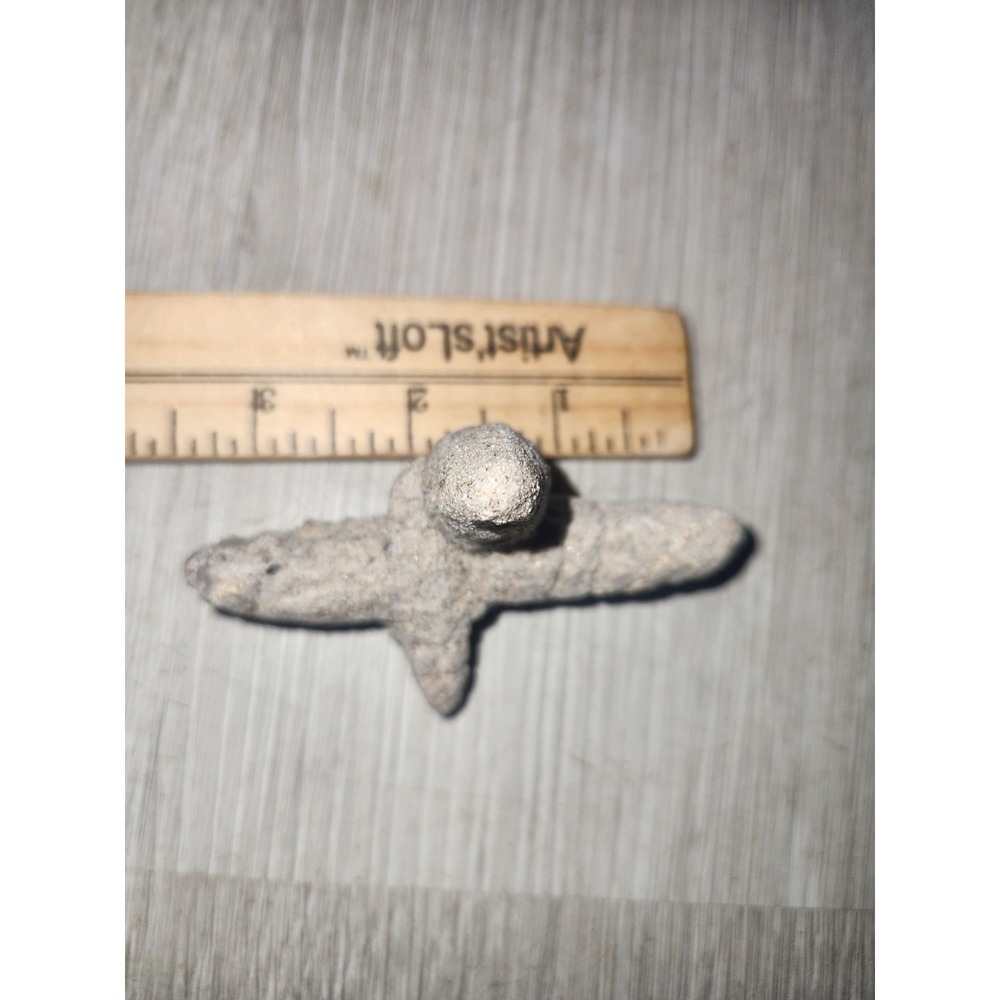 Natural Sand Fulgurite Lightning Strike Specimen Geological Mineral 2.25 Inch - Picture 4 of 6